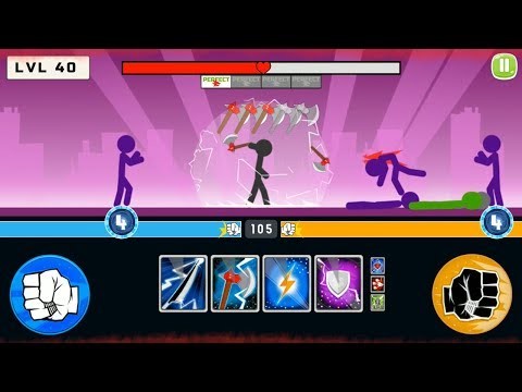 Stickman Fighter : Mega Brawl 动作游戏截图