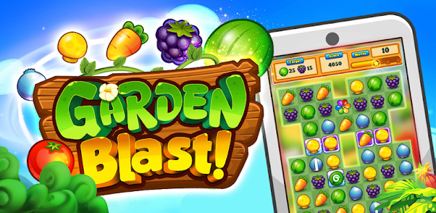 Garden Blast 2021! New Match 3 in a Row Games Free截图