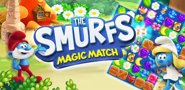 Smurfs Magic Match截图