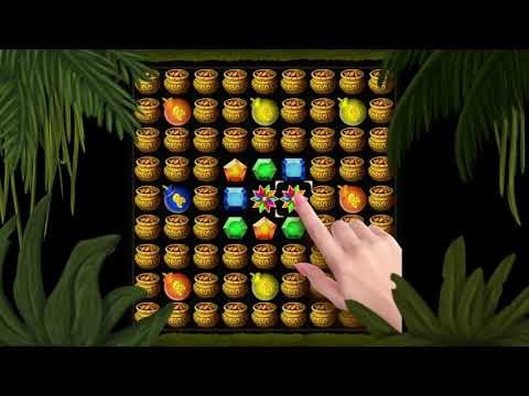 Secret Jungle Pop : Match 3 Jewels Puzzle截图