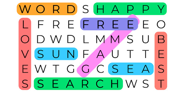 Word Search. Offline Games截图