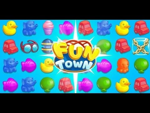 Funtown: 建立你的 主题公园 以 三消 谜题截图