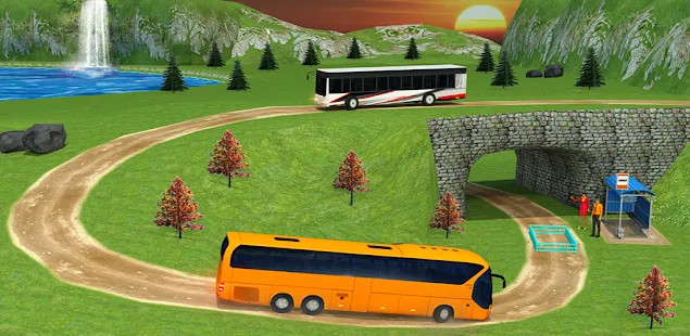 Off Road Bus Driving Game – New Bus Games 2021截图