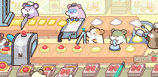 Hamster Cookie Factory - Tycoon Game截图
