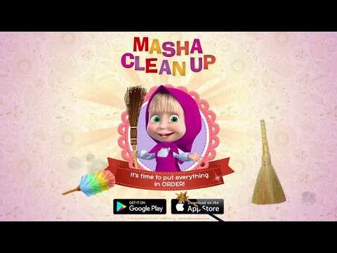 Masha and the Bear: House Cleaning Games for Girls截图