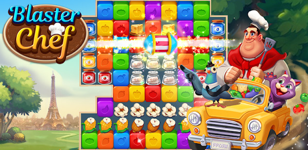 Blaster Chef : Culinary match & collapse puzzles截图