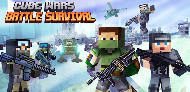 Cube Wars Battlefield Survival截图