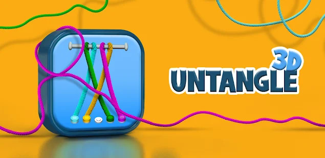 Untangle 3D: Tangle Rope Master - 趣味益智游戏截图