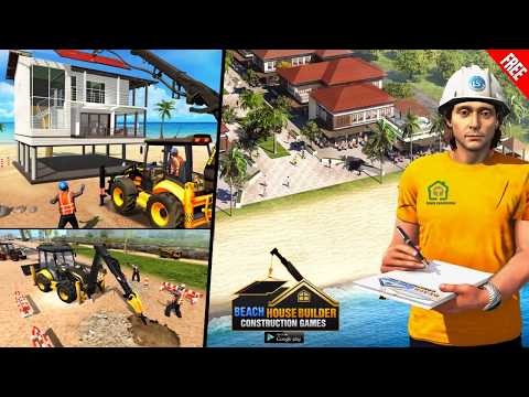 Beach House Builder Construction Games 2018截图