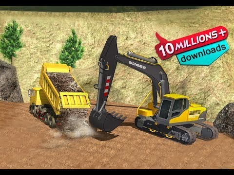 重型挖掘机起重机 - 城市建设模拟截图